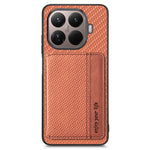For Xiaomi 17T Case RFID Blocking Carbon Fiber Leather Phone Back Cover with Card Holder