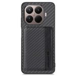 For Xiaomi 17T Case RFID Blocking Carbon Fiber Leather Phone Back Cover with Card Holder
