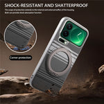 For Xiaomi 17 Pro Case Magnetic Kickstand PU Leather + PC + TPU Gradient Phone Cover