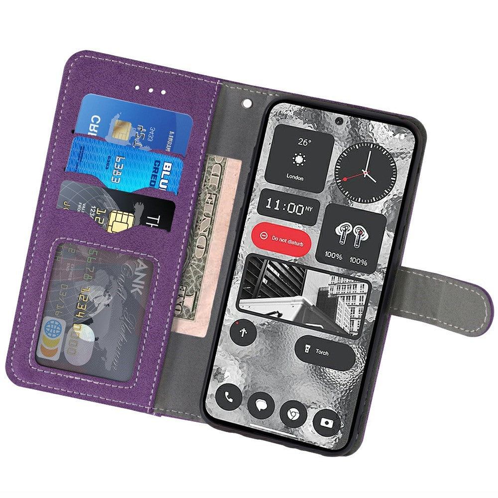 For Samsung Galaxy S26 FE Case Retro PU Leather Wallet Phone Cover with Rotating Card Slots Holder