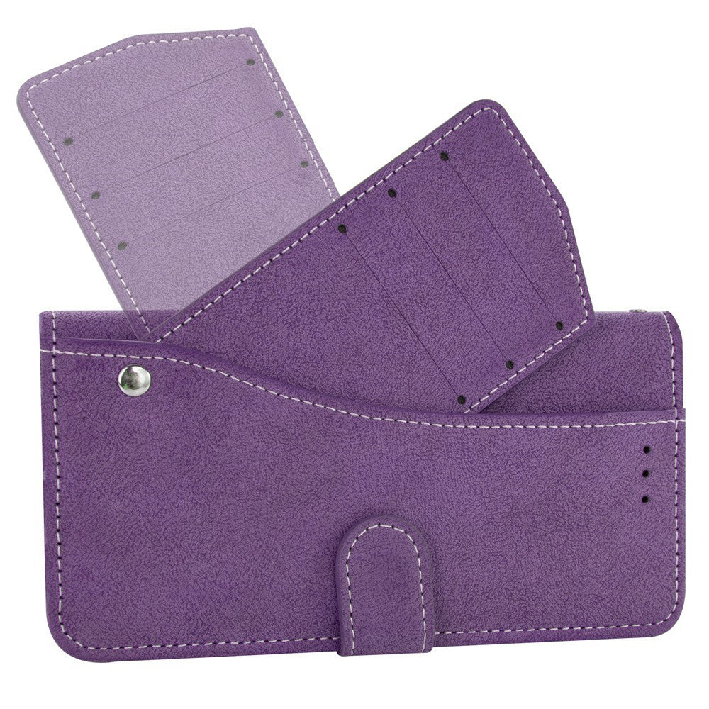 For Samsung Galaxy S26 FE Case Retro PU Leather Wallet Phone Cover with Rotating Card Slots Holder