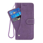 For Samsung Galaxy S26 FE Case Retro PU Leather Wallet Phone Cover with Rotating Card Slots Holder