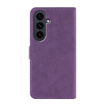 For Samsung Galaxy S26 FE Case Retro PU Leather Wallet Phone Cover with Rotating Card Slots Holder