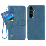 For Samsung Galaxy S26 FE Case Retro PU Leather Wallet Phone Cover with Rotating Card Slots Holder