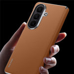 SULADA For Samsung Galaxy Z Fold8 Ultra Case Genuine Cow Leather Frameless Phone Back Cover