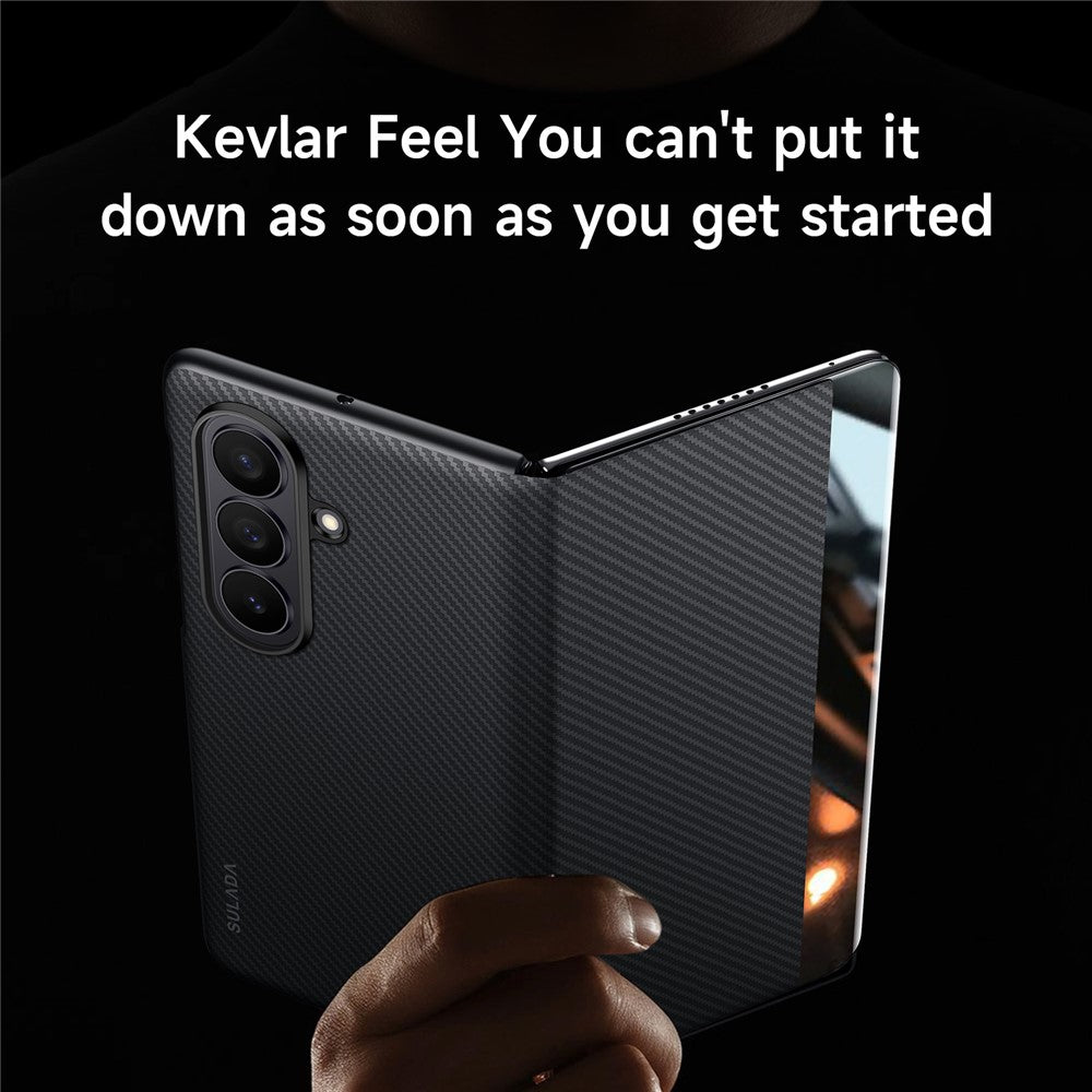 SULADA For Samsung Galaxy Z Fold8 Ultra Magnetic Case View Window Leather Phone Cover with Auto Wake / Sleep
