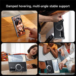 SULADA For Samsung	Galaxy Z Fold8 Ultra Magnetic Case Kickstand PU + PC Phone Cover Carbon Fiber Texture