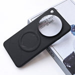 For Oppo Find X9 Ultra 5G Magnetic Case X-Patterned TPU PU Leather PC Anti-Drop Phone Cover