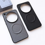 For Oppo Find X9 Ultra 5G Magnetic Case X-Patterned TPU PU Leather PC Anti-Drop Phone Cover