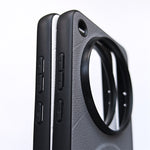 For Oppo Find X9 Ultra 5G Magnetic Case X-Patterned TPU PU Leather PC Anti-Drop Phone Cover