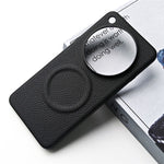 For Oppo Find X9 Ultra 5G Magnetic Case Litchi Texture PU Leather Coated PC + TPU Protective Phone Cover