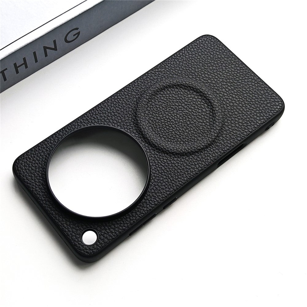 For Oppo Find X9 Ultra 5G Magnetic Case Litchi Texture PU Leather Coated PC + TPU Protective Phone Cover