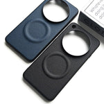 For Oppo Find X9 Ultra 5G Magnetic Case Litchi Texture PU Leather Coated PC + TPU Protective Phone Cover