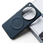 For Oppo Find X9 Ultra 5G Magnetic Case Litchi Texture PU Leather Coated PC + TPU Protective Phone Cover