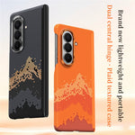 SULADA for Samsung Galaxy Z Fold8 Ultra Magnetic Case Golden Mountain Pattern Skin-Feel Hard PC Slim Phone Cover