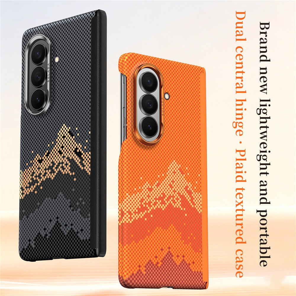SULADA for Samsung Galaxy Z Fold8 Ultra Magnetic Case Golden Mountain Pattern Skin-Feel Hard PC Slim Phone Cover