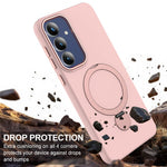 For Samsung Galaxy S26 FE Magnetic Case Rotating Ring Kickstand TPU + PC Back Cover