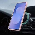 For Samsung Galaxy S26 FE Magnetic Case Rotating Ring Kickstand TPU + PC Back Cover