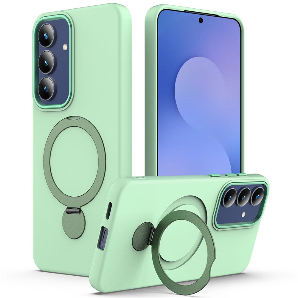 Samsung Galaxy S26 FE Magnetiskt Skal Roterande Ring Stöd TPU + PC Baksida