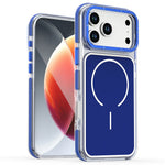 For iPhone 18 Pro / 17 Pro Magnetic Case Dual Color Shockproof TPU PC Phone Cover