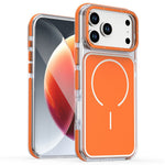 Til iPhone 18 Pro Max / 17 Pro Max Magnetisk Cover Dual Color Stødsikkert TPU PC Telefoncover