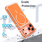 Til iPhone 18 Pro Max / 17 Pro Max Magnetisk Cover Dual Color Stødsikkert TPU PC Telefoncover