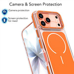 Til iPhone 18 Pro Max / 17 Pro Max Magnetisk Cover Dual Color Stødsikkert TPU PC Telefoncover
