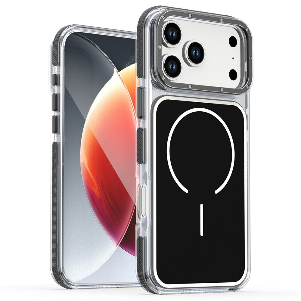 Til iPhone 18 Pro Max / 17 Pro Max Magnetisk Cover Dual Color Stødsikkert TPU PC Telefoncover