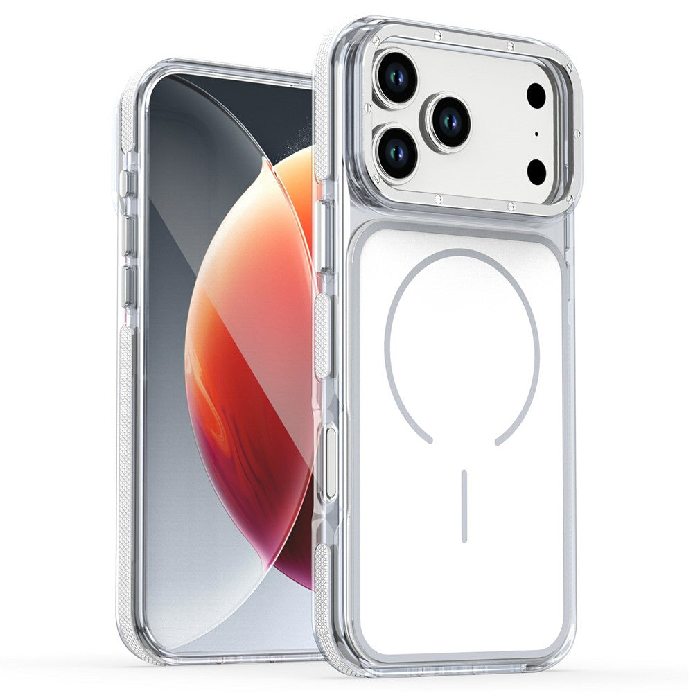 Til iPhone 18 Pro Max / 17 Pro Max Magnetisk Cover Dual Color Stødsikkert TPU PC Telefoncover