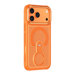 Til iPhone 18 Pro Max / 17 Pro Max magnetisk cover med 360° roterende ringstativ, varmeafledende bikube PC TPU cover kompatibel med MagSafe