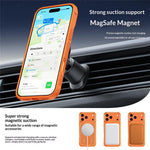 Til iPhone 18 Pro Max / 17 Pro Max magnetisk cover med 360° roterende ringstativ, varmeafledende bikube PC TPU cover kompatibel med MagSafe