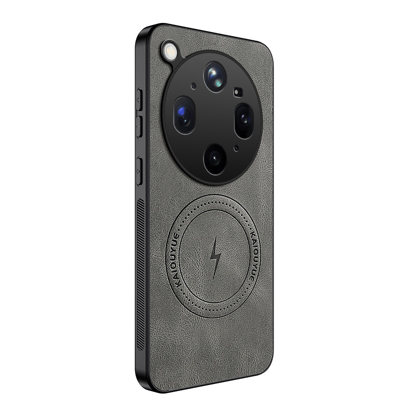 WANLONFENG til Oppo Find X9 Ultra 5G SD1 Series Magnetisk Cover Nappa Tekstur PC TPU Telefoncover