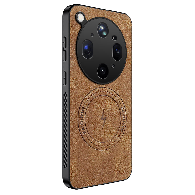 WANLONFENG til Oppo Find X9 Ultra 5G SD1 Series Magnetisk Cover Nappa Tekstur PC TPU Telefoncover