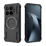 WANLONFENG för Xiaomi 17T magnetiskt skal DJ-serien PC TPU-mobilskydd med 2 st härdat glasfilm