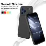 For ZTE Blade V80 Pro 4G / ZTE Blade V80 Vita / ZTE Blade V80 Design 4G Liquid Silicone Case Phone Back Cover with Hand Strap