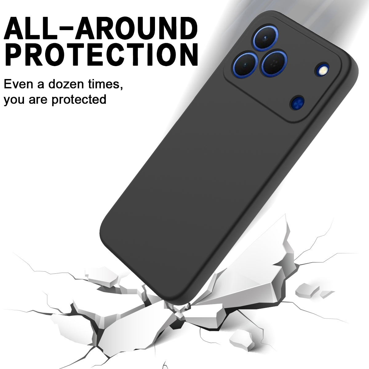For ZTE Blade V80 Pro 4G / ZTE Blade V80 Vita / ZTE Blade V80 Design 4G Liquid Silicone Case Phone Back Cover with Hand Strap