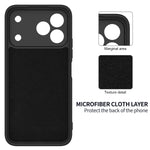For ZTE Blade V80 Pro 4G / ZTE Blade V80 Vita / ZTE Blade V80 Design 4G Liquid Silicone Case Phone Back Cover with Hand Strap