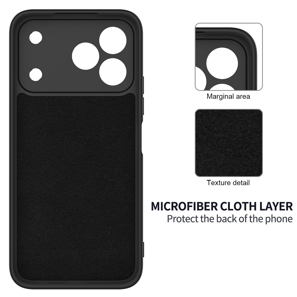 For ZTE Blade V80 Pro 4G / ZTE Blade V80 Vita / ZTE Blade V80 Design 4G Liquid Silicone Case Phone Back Cover with Hand Strap