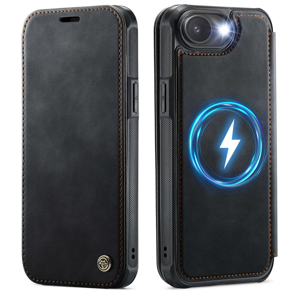 CASEME for iPhone 16e / iPhone 17e Case  053  Magnetic RFID Blocking Wallet Flip Leather Phone Cover