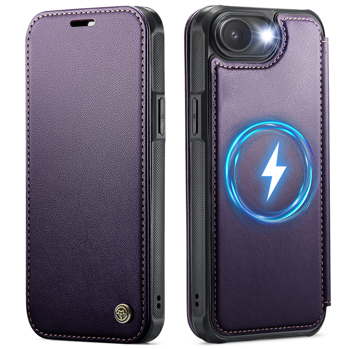 CASEME for iPhone 16e / iPhone 17e Case  053  Magnetic RFID Blocking Wallet Flip Leather Phone Cover