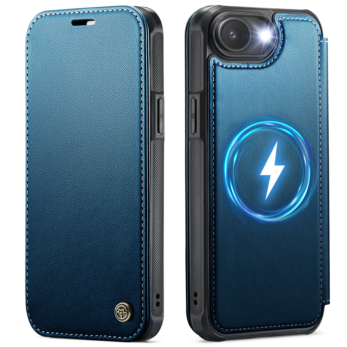 CASEME for iPhone 16e / iPhone 17e Case  053  Magnetic RFID Blocking Wallet Flip Leather Phone Cover