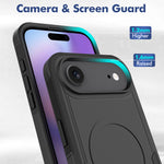 Til iPhone Air Magnetisk Cover Dobbeltlag PC TPU Stødsikkert Telefoncover