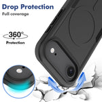 Til iPhone Air Magnetisk Cover Dobbeltlag PC TPU Stødsikkert Telefoncover