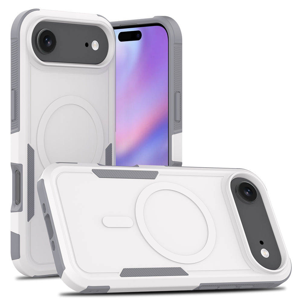 Til iPhone Air Magnetisk Cover Dobbeltlag PC TPU Stødsikkert Telefoncover