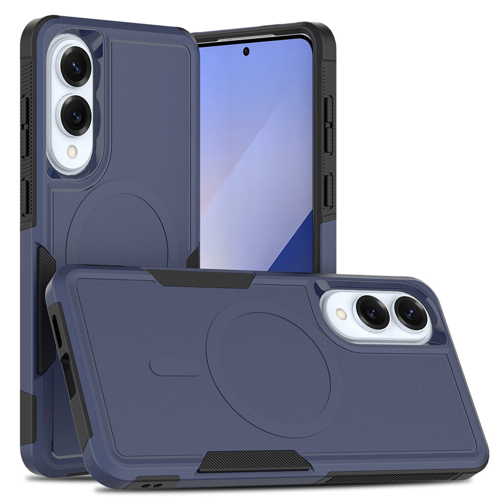 For Samsung Galaxy S25 Edge Magnetic Case Dual Layer PC TPU Shockproof Phone Cover