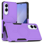 For Samsung Galaxy S25 Edge Magnetic Case Dual Layer PC TPU Shockproof Phone Cover