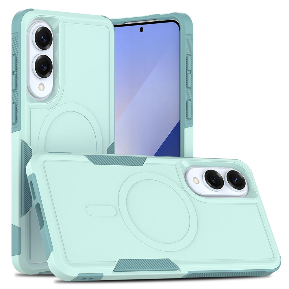 For Samsung Galaxy S25 Edge Magnetic Case Dual Layer PC TPU Shockproof Phone Cover