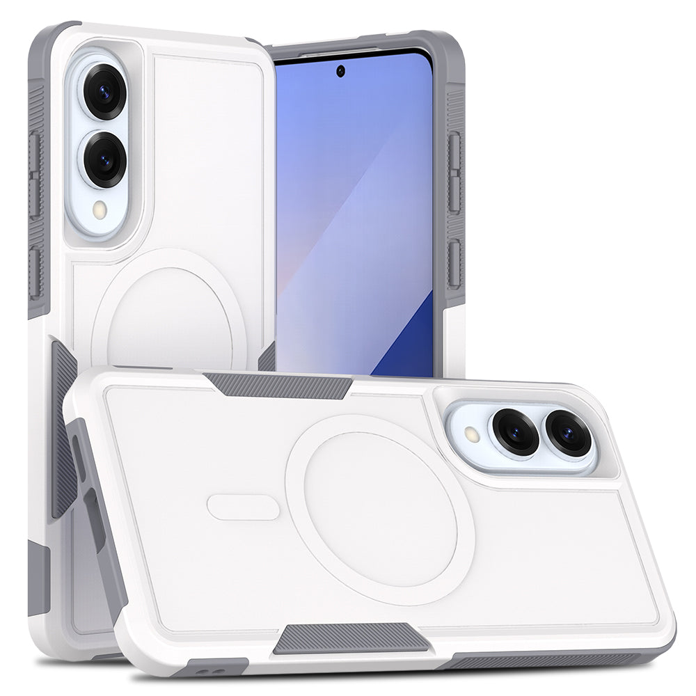 For Samsung Galaxy S25 Edge Magnetic Case Dual Layer PC TPU Shockproof Phone Cover