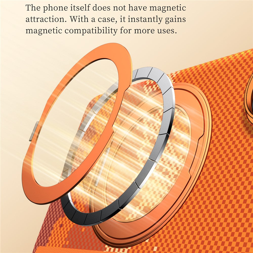 SULADA for Samsung Galaxy Z Fold8 Ultra Magnetic Case 360° Rotating Ring Kickstand Golden Mountain Pattern PC Slim Phone Cover