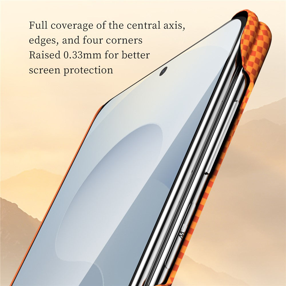 SULADA for Samsung	Galaxy Z Fold7 5G Case Golden Mountain Pattern Skin-Feel Hard PC Slim Phone Cover